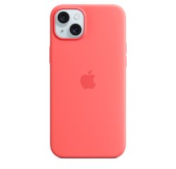 Apple iPhone 15 Plus Silicone Case with MagSafe - Guava