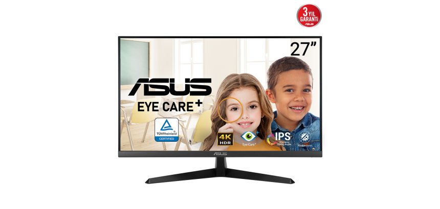 ASUS VY27UQ écran plat de PC 68,6 cm (27") 3840 x 2160 pixels 4K Ultra HD LCD Noir