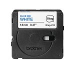 Brother BTAG-233 labelprinter-tape Blauw op wit