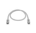 StarTech.com Cable Thunderbolt 3 Pasivo 50cm - 40Gbps - PD 100W - Vídeo 4K/5K - Cable Thunderbolt - Certificado Thunderbolt - Compatible USB4 / Modo Alt DP - Thunderbolt 4 - USB 3.2 - USB-C - Blanco