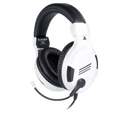 BIG BEN PS4OFHEADSETV3WHITE auricular y casco Auriculares Alámbrico Diadema Juego Negro, Blanco