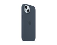 Apple Coque en silicone avec MagSafe pour iPhone 15 - Bleu orage