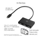 HP USB-C to USB-A Hub