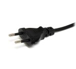 StarTech.com Cordon d'Alimentation pour Ordinateur Portable, 2m, Prise UE vers C7, 2.5A 250V, 18AWG, Cordon de Remplacement pour Imprimante, Cordon pour Brique d'Alimentation pour PC Portable - UL Listed