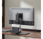 AISENS Soporte de Mesa ECO Giratorio e Inclinable para Monitor/TV y Mini PC 8Kg de 17-32, Negro