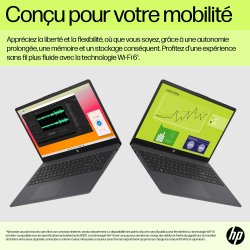 HP Laptop 15-fd0129nf Intel® Core™ i7 i7-1355U Ordinateur portable 39,6 cm (15.6") Full HD 16 Go DDR4-SDRAM 512 Go SSD Wi-Fi 6 (802.11ax) Windows 11 Home Argent