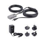 StarTech.com Hub USB-A à 4 Ports - Câble d'Extension USB 3.0 de 10m - Prolongateur USB Actif/Alimenté par Bus, Alimentation Optionnelle de 20W Incluse - Hub USB Type-A avec Protection ESD de Niveau 2