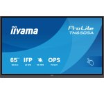 iiyama TN6505A-B1AG Écran d'affichage dynamique Écran plat interactif 163,8 cm (64.5") 500 cd/m² 4K Ultra HD Noir Écran tactile