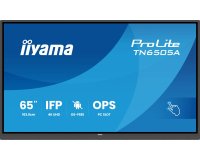 iiyama TN6505A-B1AG Écran d'affichage dynamique Écran plat interactif 163,8 cm (64.5") 500 cd/m² 4K Ultra HD Noir Écran tactile