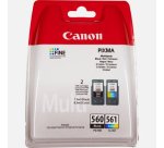 Canon PG-560 / CL-561 cartouche d'encre 2 pièce(s) Original Rendement standard Noir, Cyan, Magenta, Jaune