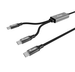 Equip 128895 cavo USB USB 2.0 1,5 m USB C 2 x USB C 0,48 Gbit/s 140 W Nero