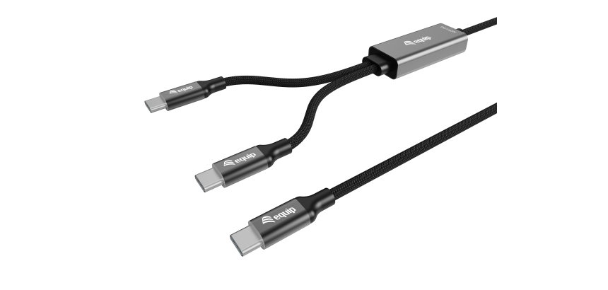 Equip 128895 cavo USB USB 2.0 1,5 m USB C 2 x USB C 0,48 Gbit/s 140 W Nero