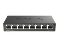 D-Link DGS-108 Non-géré L2 Gigabit Ethernet (10/100/1000) Noir
