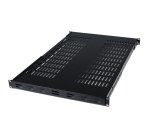 StarTech.com Étagère Réglable et Ventilée pour Montage en Rack Serveur 1U - 80 kg - Profondeur de Montage Réglable de 49,5 à 96,5cm Plateau Universel pour rack d'équipement AV/réseau 19" - Profondeur 69,8 cm