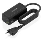 AISENS Cargador Sobremesa GaN 100W, 3x USB-C PD3.0 QC4.0 QC5.0, 1x USB-A QC3.0, Negro