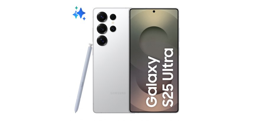 Samsung Galaxy S25 Ultra 17,5 cm (6.9") Double SIM Android 15 5G USB Type-C 12 Go 512 Go 5000 mAh Noir, Argent, Blanc