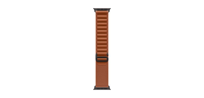 Apple MG9D4ZM/A smart wearable accessory Brown Band Titanium, Polyester, Spandex