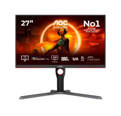 AOC G3 Q27G3XMN/BK pantalla para PC 68,6 cm (27") 2560 x 1440 Pixeles 2K Ultra HD LED Negro, Rojo