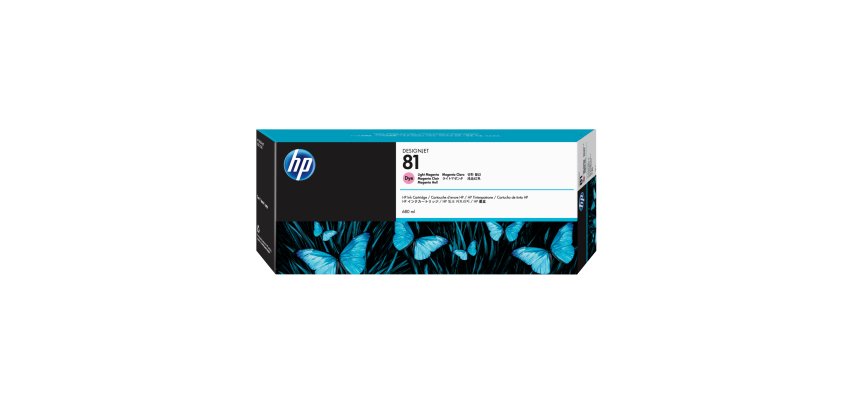 HP 81 cartouche d'encre teintée magenta clair 680 ml