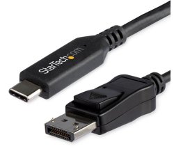 StarTech.com 1,8m USB-C naar DisplayPort 1.4 Kabel - 4K/5K/8K USB Type-C naar DP 1.4 Alt Mode Video Adapter Converter - HBR3/HDR/DSC - 8K 60Hz DP Monitorkabel voor USB-C/Thunderbolt 3