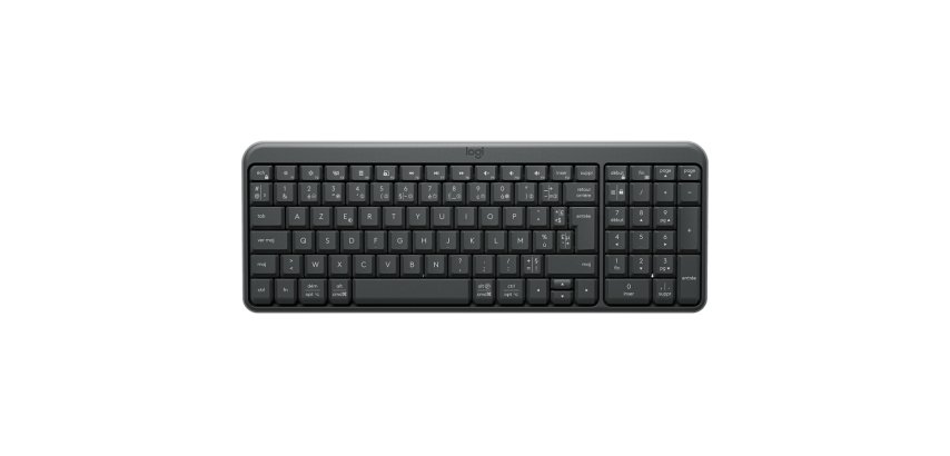 Logitech K250 clavier Universel RF sans fil + Bluetooth AZERTY Français Graphite