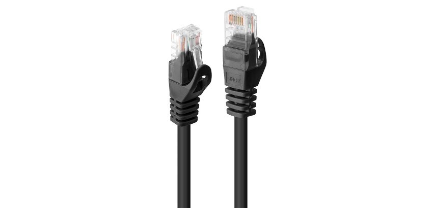 Lindy 48191 cavo di rete Nero 0,5 m Cat6 U/UTP (UTP)