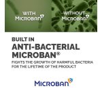 Fellowes Mouse Mat Wrist Support - Health-V Mouse Pad with Antibacterial Protection - Ergonomic Mouse Mat for Computer, Laptop, Home Office Use - Black