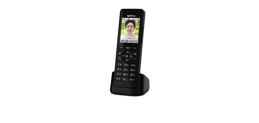 Fon FRITZ! X6 INT Teléfono DECT Identificador de llamadas Negro