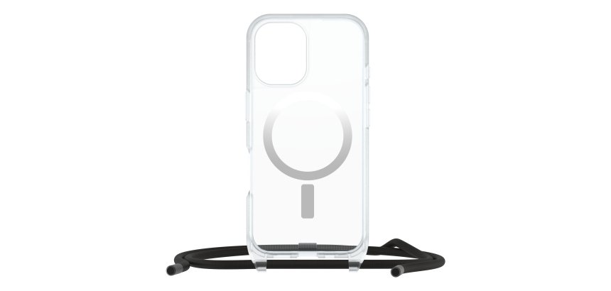 OtterBox React Necklace Series for MagSafe for iPhone 16, Clear