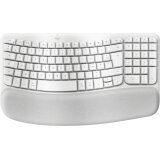 Clavier Logitech Wave Keys for Mac, clavier ergonomique sans fil avec repose-poignets rembourre, Bluetooth, Easy-Switch