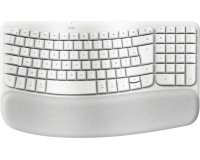 Logitech Wave Keys for Mac clavier maison/bureau Bluetooth AZERTY Français Blanc