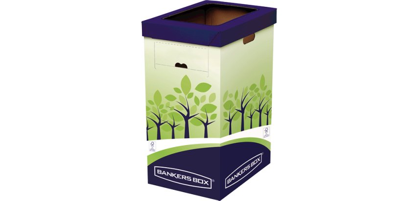 Collecteur bankers box vertical en carton            600x300x500mm multicolore