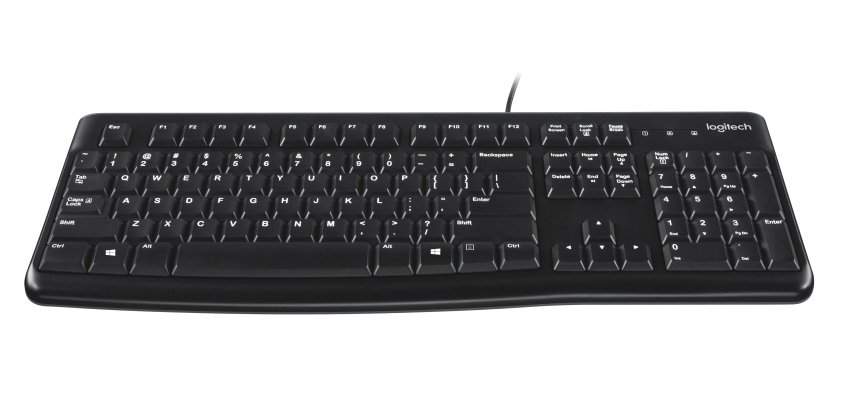 Logitech K120 for Business clavier Bureau USB QWERTY US International Noir