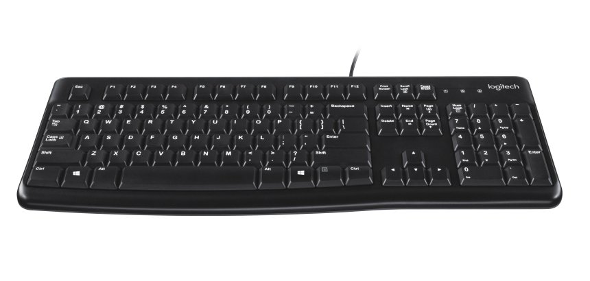 Logitech K120 for Business clavier Bureau USB QWERTY US International Noir