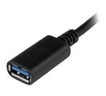 StarTech.com 6in (15cm) USB-C to USB-A Adapter, USB 5Gbps, 3A, USB-C Male to USB-A Female Converter, USB-IF Certified - Thunderbolt Compatible