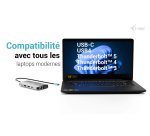 i-tec USB-C Metal Nano 3x Display (DP, HDMI and VGA) Docking Station + Power Delivery 100 W