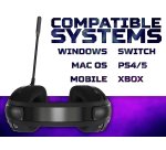Acer Predator Galea 365 Gaming Headset with Control Box, 7.1 Surround Sound, Detachable Omnidirectional Mic, Ergonomic Ear Cups, Adjustable Headband, Black
