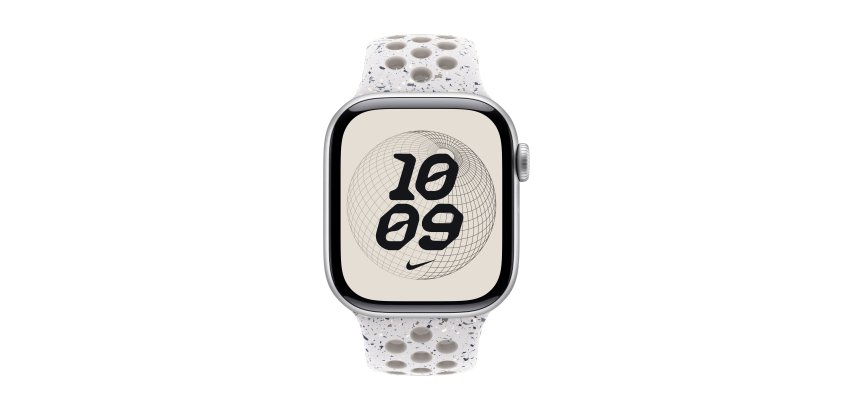 Apple MGAJ4ZM/A accessoire intelligent à porter sur soi Bande Gris Aluminium, Fluoroélastomère