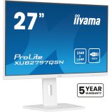 iiyama G-MASTER XUB2797QSN-W2 écran plat de PC 68,6 cm (27") 2560 x 1440 pixels 4K Ultra HD LED Blanc