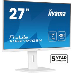 iiyama G-MASTER XUB2797QSN-W2 computer monitor 68,6 cm (27") 2560 x 1440 Pixels 4K Ultra HD LED Wit