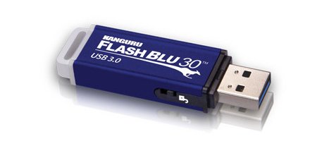 iStorage Kanguru ALK-FB30-64G lecteur USB flash 64 Go USB Type-A 3.2 Gen 1 (3.1 Gen 1) Bleu