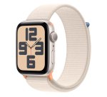 Apple Watch SE GPS 44mm Starlight Aluminium Case with Starlight Sport Loop