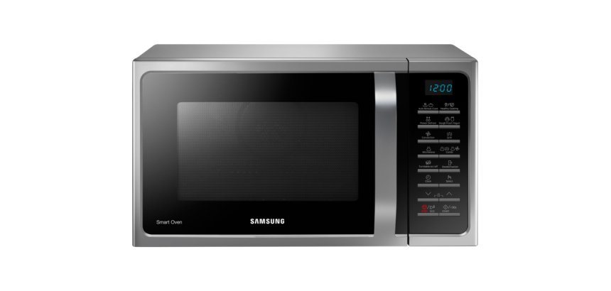 Samsung MC28H5015AS forno a microonde Nero, Argento Microonde combinato Superficie piana 28 L 900 W