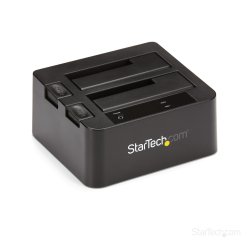 StarTech.com Dock pour Disques Durs USB 3.2 à SATA à 2 Baies, Station d'Accueil pour Disques Durs USB 10 Gbps, Dock pour HDD/SSD externes 2,5/3,5" SATA I/II/III, Baie pour Disque Dur Remplaçable à Chaud