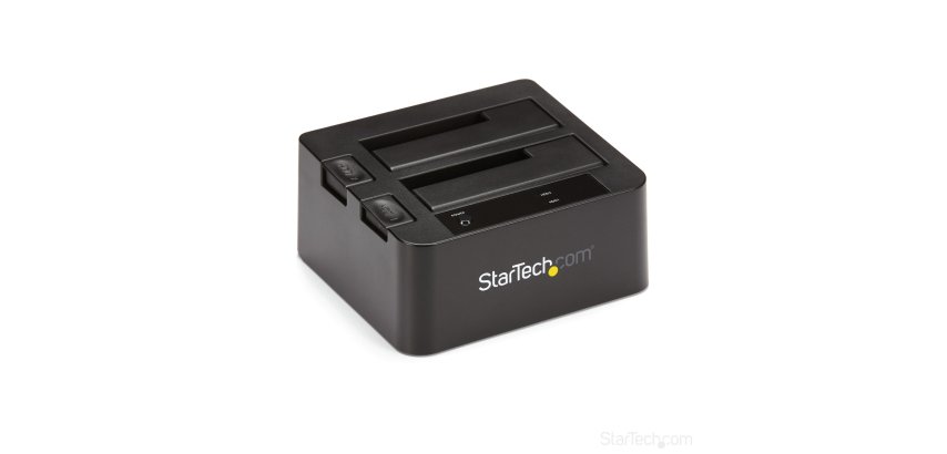 StarTech.com Dock pour Disques Durs USB 3.2 à SATA à 2 Baies, Station d'Accueil pour Disques Durs USB 10 Gbps, Dock pour HDD/SSD externes 2,5/3,5" SATA I/II/III, Baie pour Disque Dur Remplaçable à Chaud