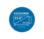 Kensington Filtro magnético de privacidad MagPro para portátiles de 15,6" (16:10)