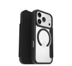 OtterBox React Folio MagSafe Series pour Apple iPhone 17 Pro, noir Crystal, transparente/noir