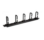 StarTech.com Pannello di gestione cavi per armadi Server Rack da 19" 1U - con anelli a D - Pannello orizzontale per gestione del cablaggio per rack e apparecchiature di rete - Pannello di cablaggio forato con hardware di montaggio - EIA / ECA-310 -E