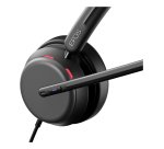 Lenovo 4Z21P85373 casque Avec fil Arceau Bureau/Centre d'appels USB Type-C / USB Type-A Noir