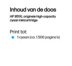 HP 951XL - hoog rendement - cyaan - origineel - inktcartridge